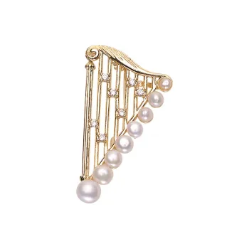 Andaozi Pearl Brooches Women's