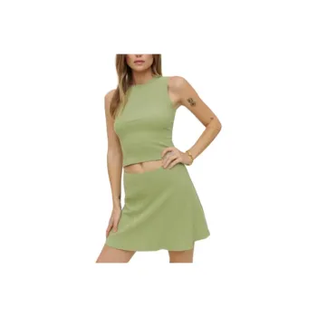 REFORMATION Andres Knit Two Piece Skirt Set Women's