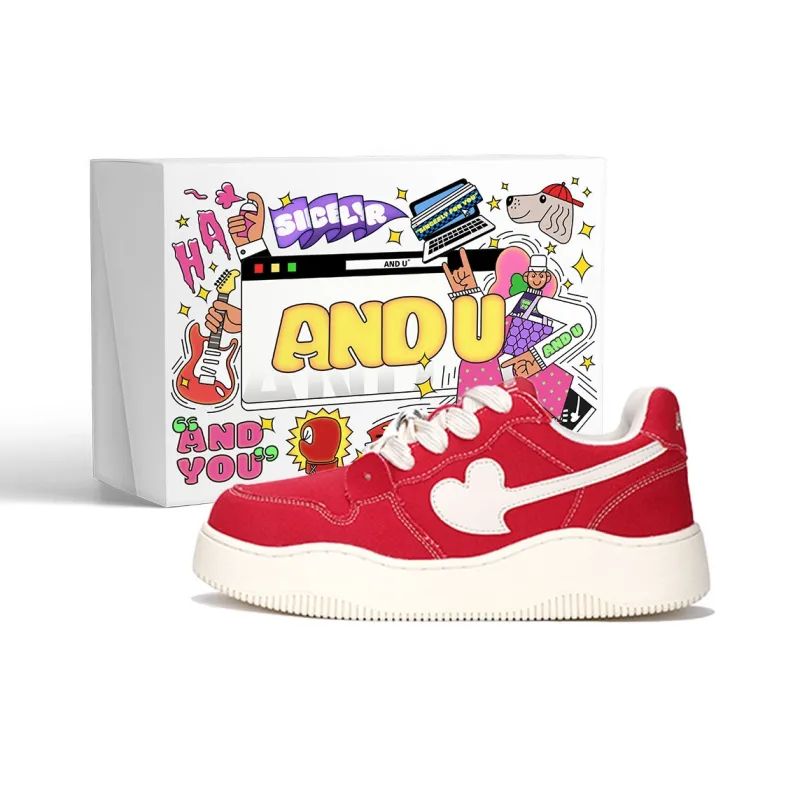 AND U Slip Resistant Cushioning, Abrasion Resistant, Height Increasing Low Top Skateboard Shoes Unisex-58