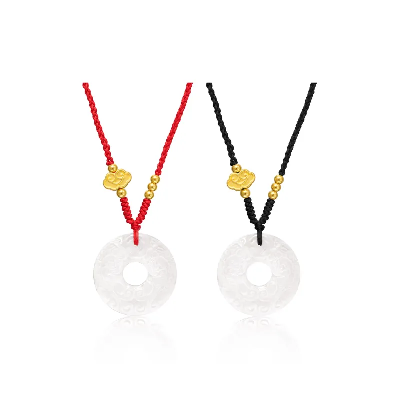 QUIET LOVE Natural Chalcedony Pendants Unisex-6