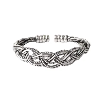 FUYUFU S 999 Fine Silver Sterling Silver Bracelets Unisex