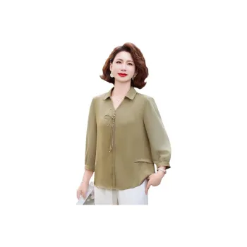 PIERRE CARDIN Chiffon Shirt Women's