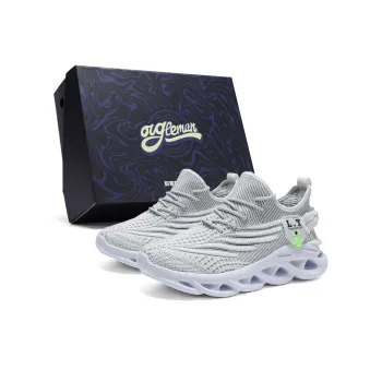 OUGLEMEN Cushioning, Slip Resistant, Abrasion Resistant Coverage Low Top Casual Shoes Men's Box