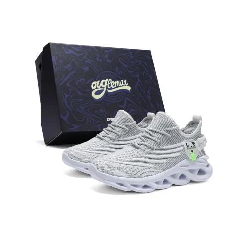 OUGLEMEN Cushioning, Slip Resistant, Abrasion Resistant Coverage Low Top Casual Shoes Men's Box