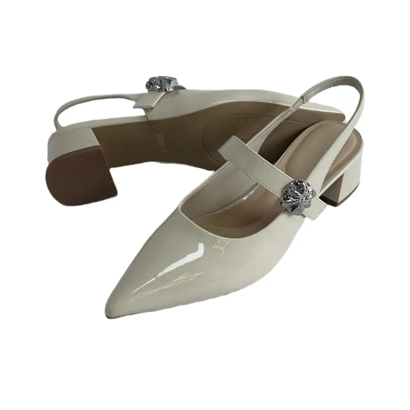 Shoe Lady Chunky Heel High Heels 4cm Women's-9