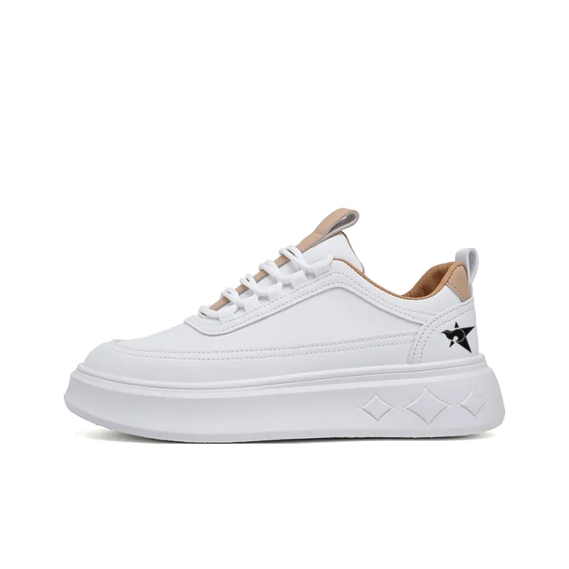 Bookish Star Anti Slip Wear Resistant Low Top Skateboard Shoes Men's-5
