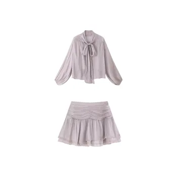 OZVO Two Piece Skirt Sets Women's