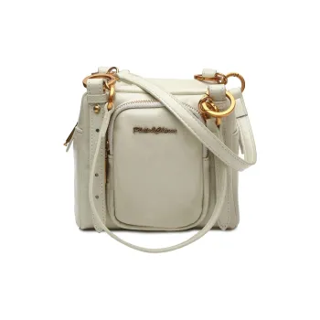 Yalu Waxed Leather Shoulder Bag, Crossbody Bag, Handbag Women's Multicolor