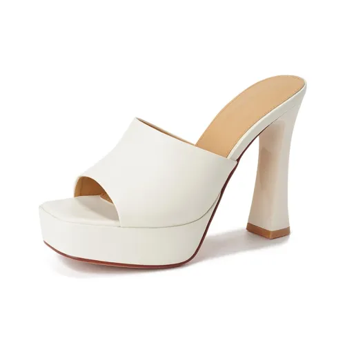 Zubumei Rubber Sole Slide Slippers Women's