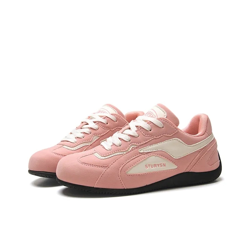 STUR YSN Wear resistant And Lightweight Low Top Skateboard Shoes Women's Light Pink-1