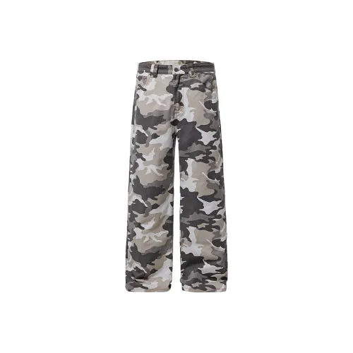 ROBINHOOD Jeans Women's Gray Camouflage