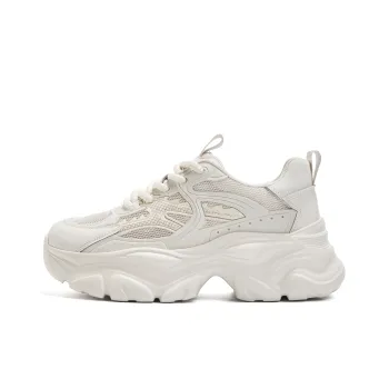 Hotwind Lightweight Breathable Height Increasing Low Top Chunky Sneakers Women's
