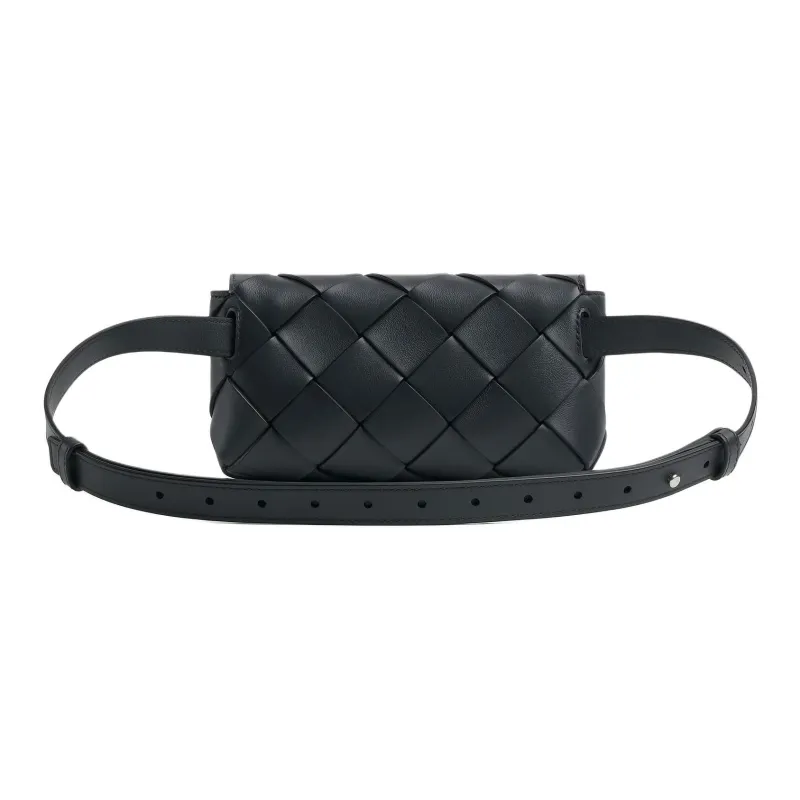 Bottega Veneta Diago Cow Leather Fanny Pack Men's Slate-1
