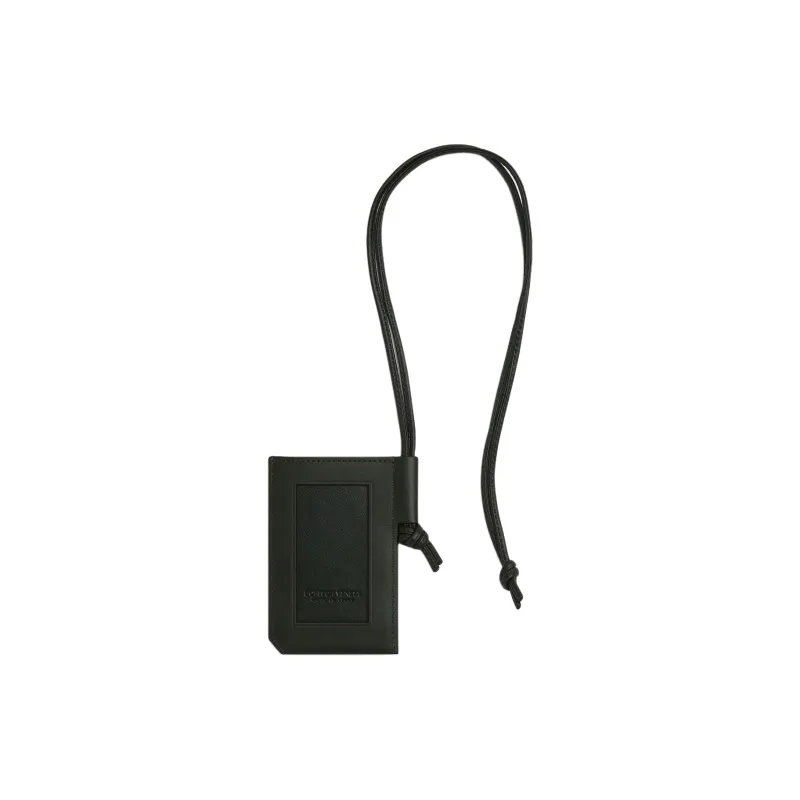Bottega Veneta Calfskin Card Holder Card Holder Trumpets Men's Dark Green-1