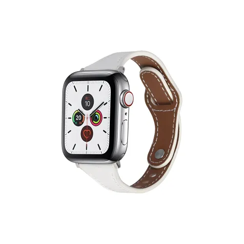 KVZUVUU Apple Compatibility Watch Band Cowhide Leather Material