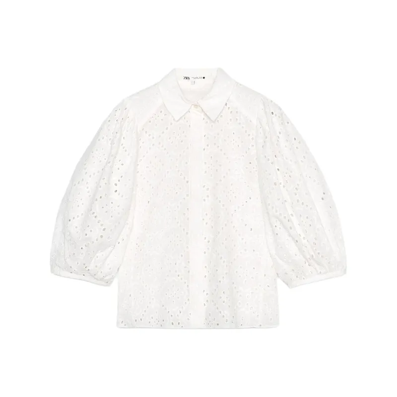 ZARA ZW Series Shirts Women's White-0