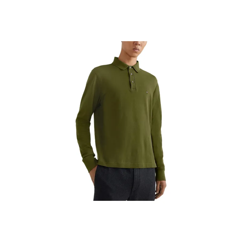 Tommy Hilfiger Polo Shirt Men's Dark Green-0