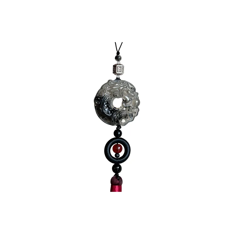 Tang Zhi Natural Serpentine Jade Pendants Unisex-1