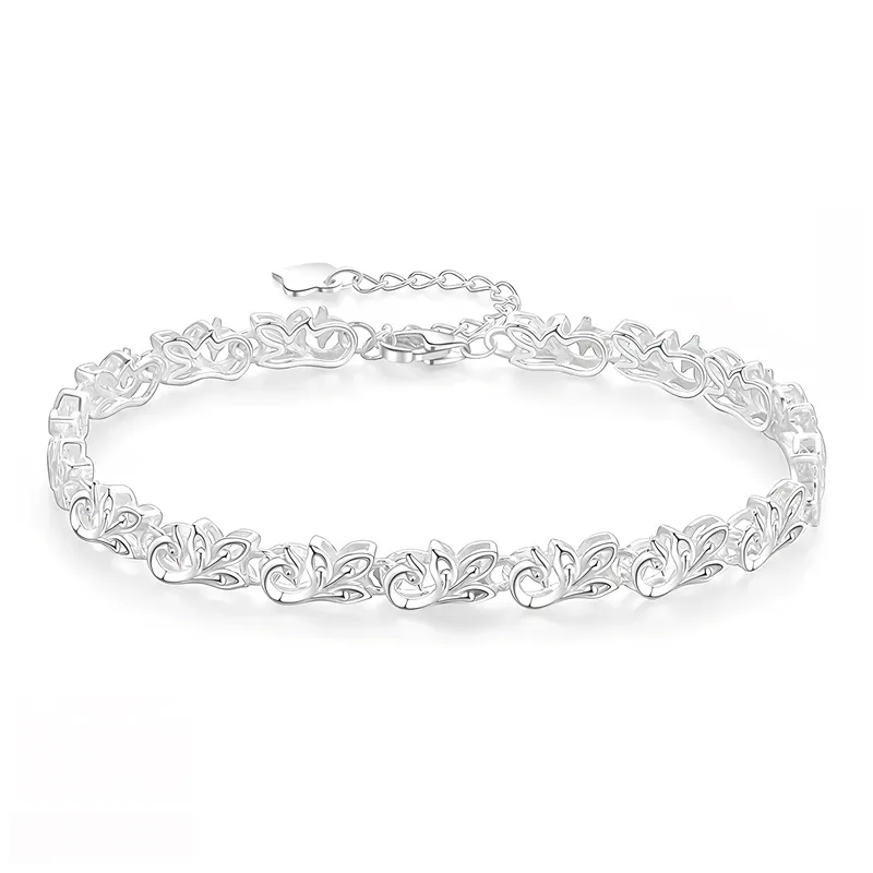Zhou Jifeng 999 Fine Silver Bracelets Unisex-0