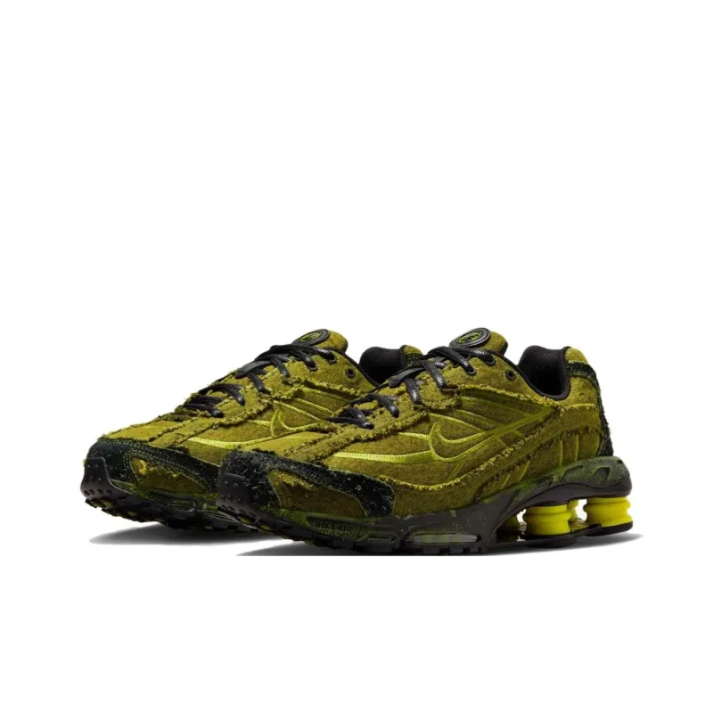 Nike Anti Slip Wear Resistant Low Top Running Shoes Unisex Green-1