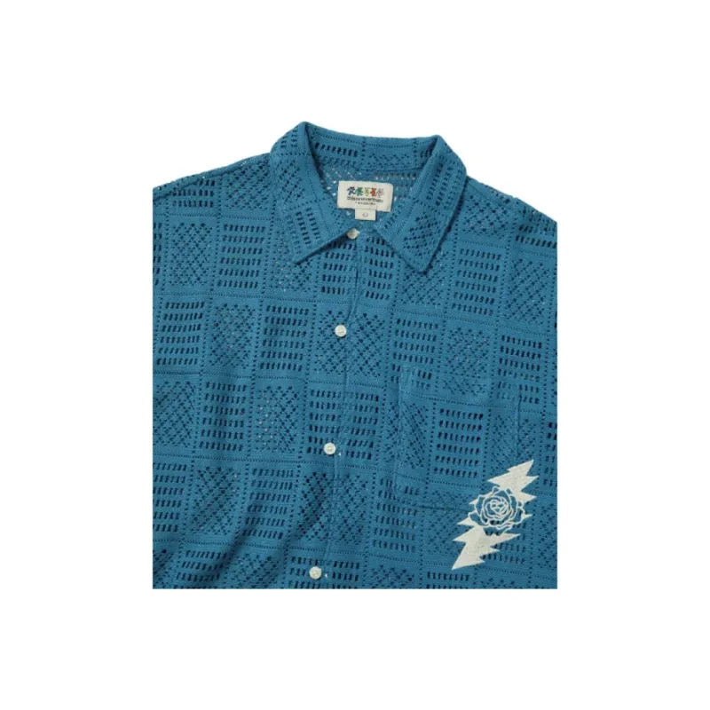 Thisisneverthat X Grateful Dead Shirt Unisex Light Blue-2
