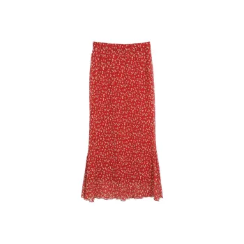 ABCMININ Casual Long Skirt Women's