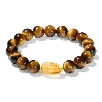 ZKY Tiger's Eye Stone Bracelets Unisex