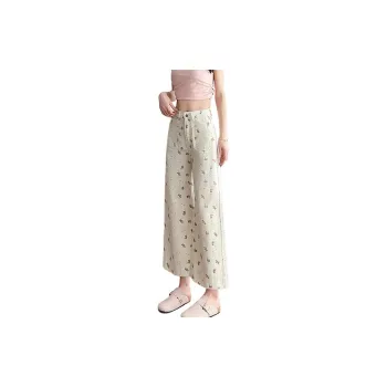 Garbege Jeans Women's Ecru