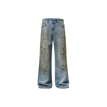 ROBINHOOD Jeans Unisex Dirty Dyed Blue