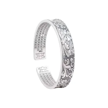 FUYUFU 999 Fine Silver Bangles Women's