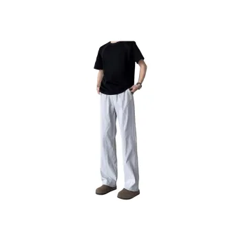 NOWSTIME Casual Pants Unisex Ivory