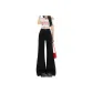 Black Extended Length Pants