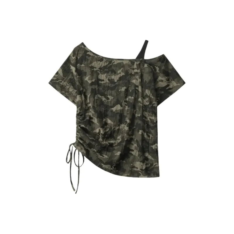 YGPRW T Shirts Women's Camouflage-1