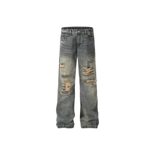 Extreme turbo Jeans Unisex Vintage Blue