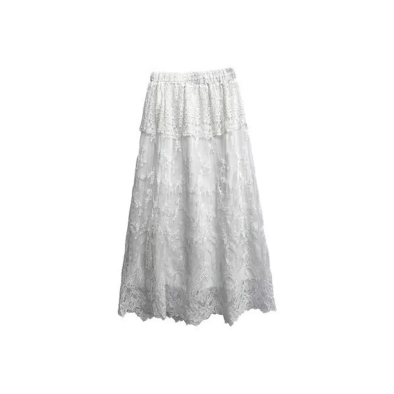 Gentle Welcome Casual Long Skirt Women's-0