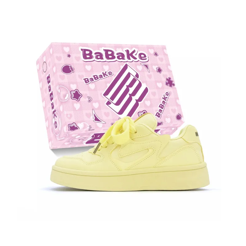 Babak Low Top Skateboard Shoes Women's Pink-9