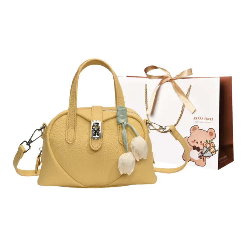 ERANGBEAR PU One Shoulder Handbag Women's Multicolor-6