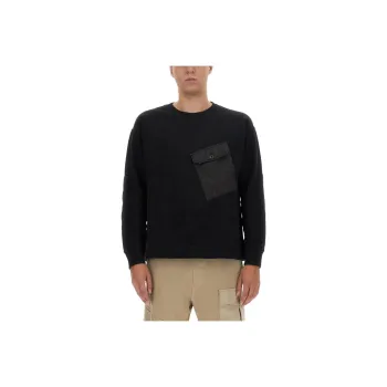 TEN C Logo patch Cotton Sweatshirt