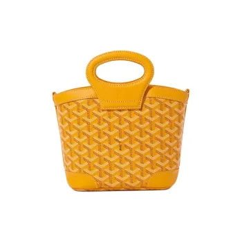 GOYARD Canvas One Shoulder Handbag Mini Women's Yellow