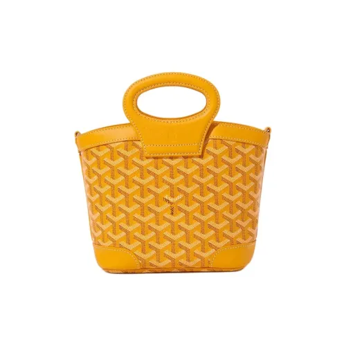 GOYARD Canvas One Shoulder Handbag Mini Women's Yellow