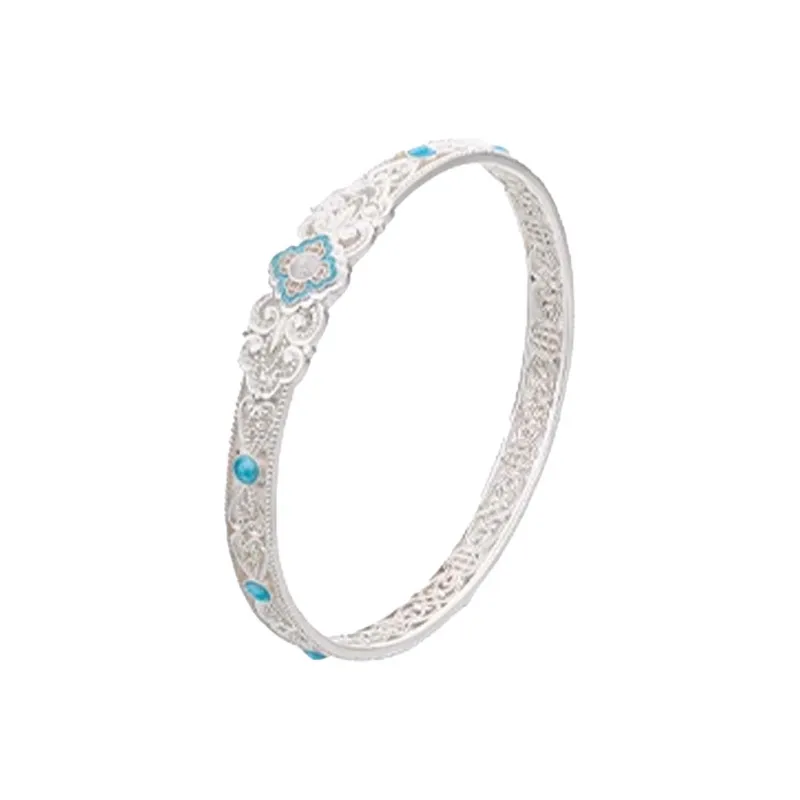 Crabs 999 Fine Silver Bangles Women's-0