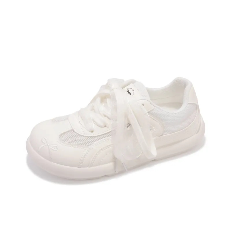Shen Linsen Abrasion Resistant Slip Resistant Coverage Low Top Skateboard Shoes Women's Beige-2