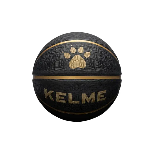 KELME Rubber Basketball Black Gold Size 5 Ball Training