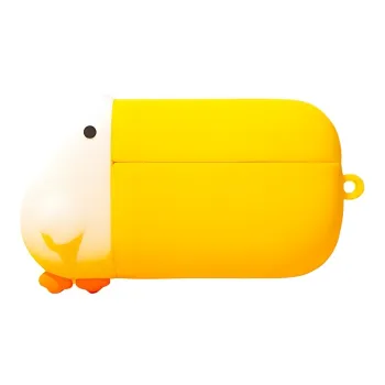 Compatibility With Apple AirPods 4/2/3/4th Generation/AirPods Pro/Pro 2 Silicone Yellow Billed Cuckoo Headphone Cases