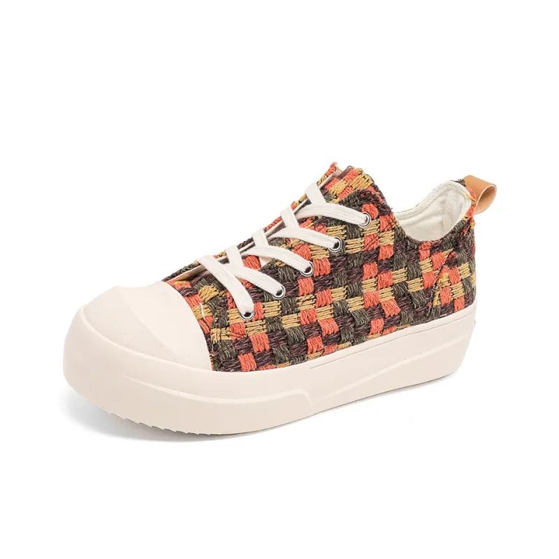 YIVELOVE Slip Resistant, Breathable, Height Increasing Low Top Canvas Shoes Men's-19