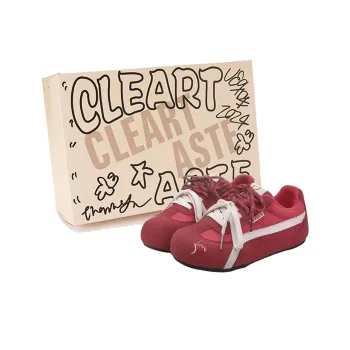CLEARTASTE Shock Absorbers Slip Resistant, Abrasion Resistant, Lightweight Low Top Casual Shoes Women's