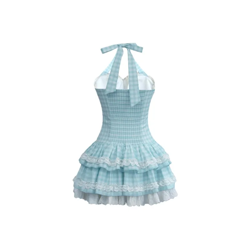Flowers In Water Slip Dress Women's-4