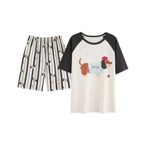 YUZHAOLIN Pajama Set Spring And Summer Unisex
