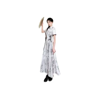 XIANSINIAO Short Sleeved Dress Women's