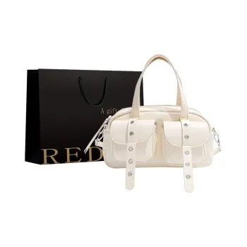 REDOO PU Handbag Women's White/Pink/Blue/Green/Black